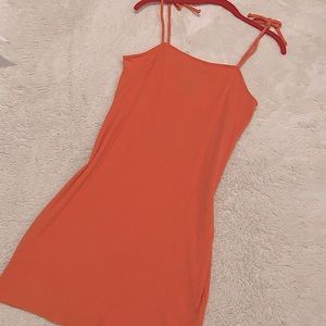 Two Wild Fable Summer Mini Dresses - white and peach both size LARGE